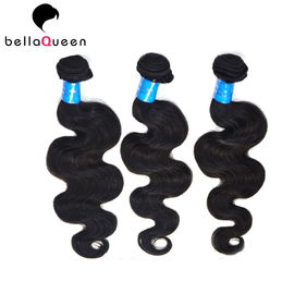 China 7A Brazilian Virgin Human Hair Extension , Black Virgin Remy Hair Weave supplier