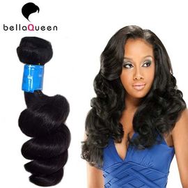 China Grade 7A Virgin Hair Natural Black Indian Virgin Hair Weaving For Loose Wave supplier