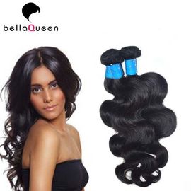 China Natural Black 6a Virgin Burmese Remy Hair Extension , Body Wave Human Hair Weaving supplier