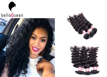 China Virgin Double Drawn Hair Extensions Virgin Peruvian Deep Wave Hair Bundles supplier