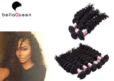 China Curly 6A Malaysian Virgin Hair , 10 Inch - 30 Inch Human Hair Extension supplier