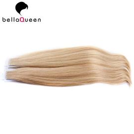 China Soft And Silky Straight  613# Golden Blonde Tape Hair Extension Without No Synthetic / Fiber supplier