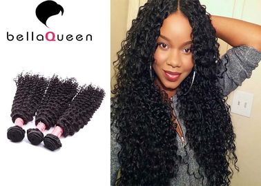 China Double Drawn Virgin Curly Mongolian Hair Extensions 100% Human Hair Weaving supplier
