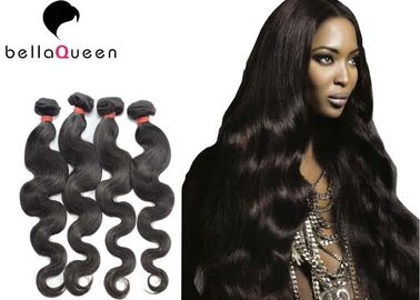 China Beauty Grade 7A Virgin Hair Natural Black 1b Body Wave Human Hair Extensions supplier