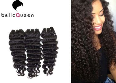 China Deep Wave Extension Raw Unprocessed Grade 7A Virgin Hair Weaving supplier