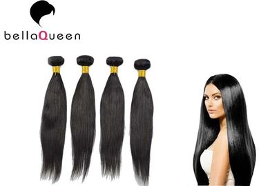 China Soft Natural Black Straight Tangle Free Human Hair Weft 95-105g supplier