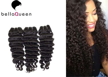 China Deep Wave Bundles Double Drawn Hair Extensions 7A Virgin Cuticle supplier