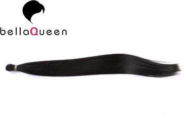 China 6A Grade U - Tip Hair Extensions Natural Black Silky Straight With Full Cuticle supplier