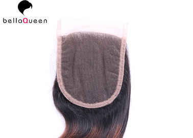 China Grade 7A Brazilian Human Hair Lace Closure , Body Wave Virgin Human Hair supplier
