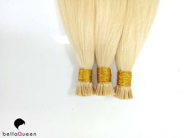 China Virgin Remy Human Hair Pre - Bonding Color 613 I Tip Hair Extension supplier