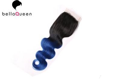 China 4x4 Body Wave Human Hair Lace Closure With Good Looking And Soft Feeling supplier
