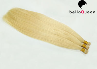 China Soft Feeling 613# Golden Blonde I Tip Hair Extensions Of 100g For One Bundle supplier