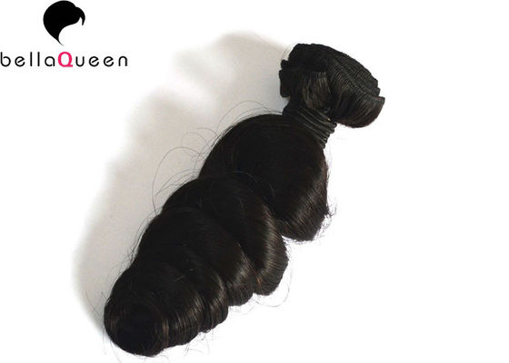 China 24 Inch Loose Wave Natural Black Brazilian Grade 7A Virgin Hair Weaves No Shed No Tangle supplier