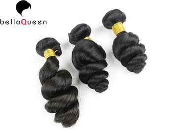 China 3 Bundles / 300g Indian Virgin Hair Loose Wave Hair Extension Human Hair Weaves supplier