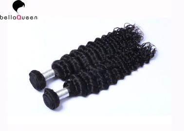 China Grade 7A Unprocessed Peruvian Human Hair Deep Wave Hair Weft For Women supplier