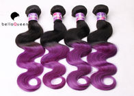 Professional Brazilian 6a Remy Curly Body Wave Hair Extension / Human Hair Weave