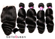 China 8A Loose Wave Virgin Indian Hair Human Hair Extension 8-30&quot; Length company