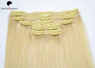 China 16 - 26 inch Virgin Brazilian Full Head Clip In Hair Extensions With Tangle Free company