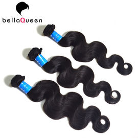 Salon use Body Wave Natural Black Indian Virgin Hair Weft For Women supplier