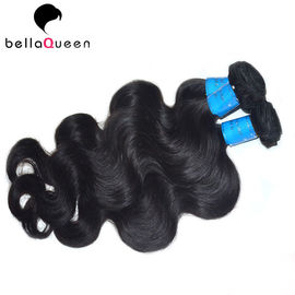 Salon use Body Wave Natural Black Indian Virgin Hair Weft For Women supplier