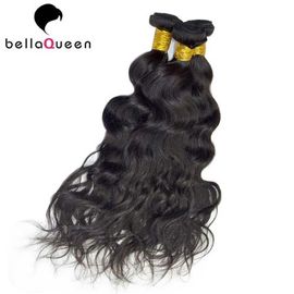 Women Water Wave European Virgin Human Hair Weaving Of Natural Black 1B supplier