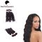 Unprocessed 6A+ Virgin Burmese Remy Hair Weave Natural Black Curly supplier
