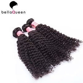 Real Tangle Free Mongolian Hair Extensions Natural Curly Human Hair Weave supplier