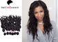 Double Drawn Natural Black Water Wave Hair Extensions Without Chemical supplier