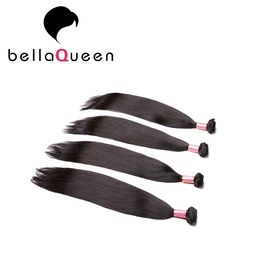 Virgin Brazilian Natural Black Straight Human Hair Straight Clean supplier