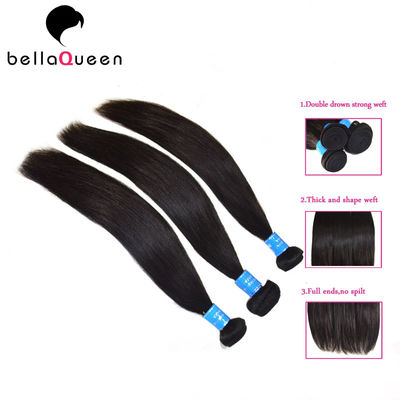 Wet And Wavy Weave Human Hair Burmese Remy Hair , Triple Weft Clip In Hair Extension supplier