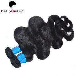 Virgin Malaysian Hair Body Wave , Black Women Double Drawn Hair Extensions supplier