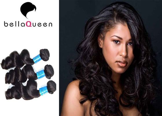 10 inch - 30 Inch Tangle Free Malaysian Loose Wave Virgin Hair With Full Cuticle Intact supplier