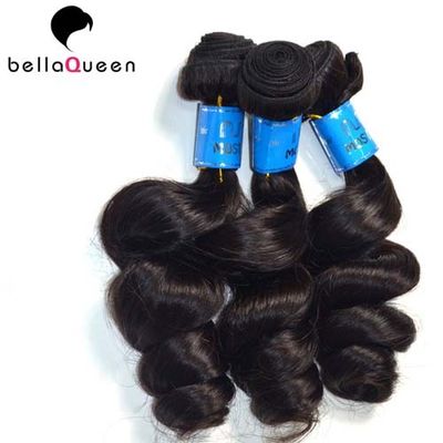 10 inch - 30 Inch Tangle Free Malaysian Loose Wave Virgin Hair With Full Cuticle Intact supplier
