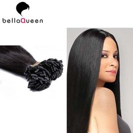 Unprocessed Natural Straight Flat - Tip Human Hair Extensions With Tangle Free supplier