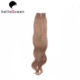 Full Cuticles Body Wave Dark Brown Tape Hair Extension For Women Full End supplier