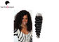 Unprocessed Curly Brazilian Lace Closure No Shedding And No Tangle supplier