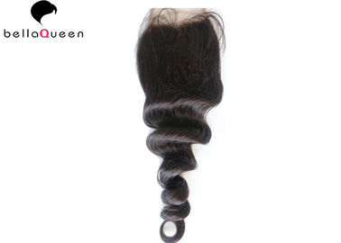 Full Head Virgin Lace Closure , Unprocessed 100% Remy Human Hair Lace Closure supplier