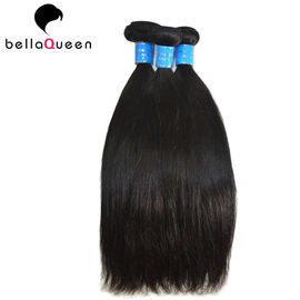 Beauty Salon 6a Remy Natural Black Straight Hair Weft can be dyed and bleached supplier