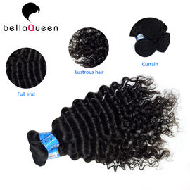 Full Cuticle Grade 7a  Dyeable Peruvian Virgin Hair Ripple Deep Wave Braiding supplier