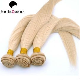 Professional Blonde Straight 613#  European Virgin Hair Weave For Beauty Works supplier