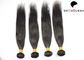 Soft Natural Black Straight Tangle Free Human Hair Weft 95-105g supplier