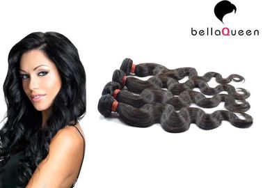 Body Wave Natural Black 1b Grade 7A Virgin Hair Human Hair Weaving Thick End supplier