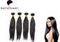 Soft Natural Black Straight Tangle Free Human Hair Weft 95-105g supplier