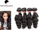 Indian 6A Remy Hair Natural Black Loose Wave Human Hair Weaving Without Chemical supplier