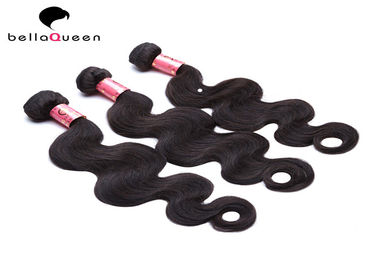 No Tangle No Shedding Body Wave Natural Black 6A Remy Hair Weft supplier