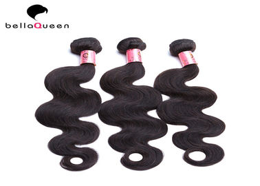 No Tangle No Shedding Body Wave Natural Black 6A Remy Hair Weft supplier