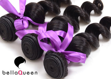 Black Grade 7A Virgin Hair Virgin Brazilian Remy Hair 95g-105g supplier