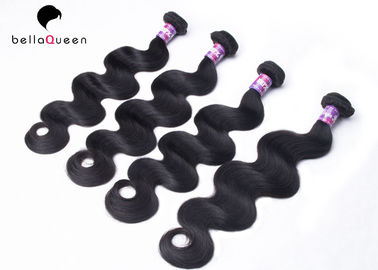 Raw Unprocessed 6A Remy Peruvian Human Hair Of Natural Black Body Wave supplier