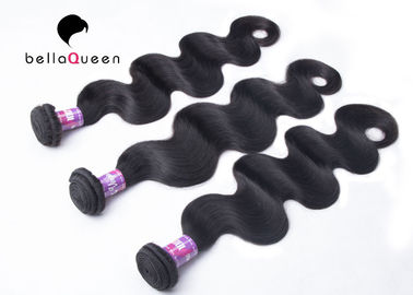 Raw Unprocessed 6A Remy Peruvian Human Hair Of Natural Black Body Wave supplier