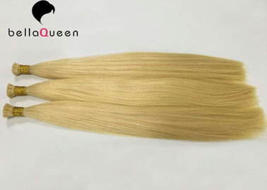 613# Golden Blonde Full Ending Flat Tip Hair Extensions For Women supplier